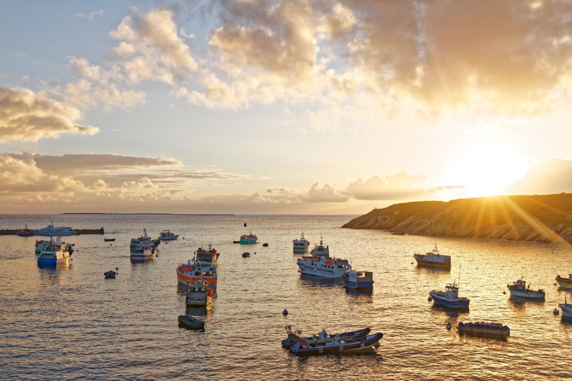 Le Conquet port du Finistère