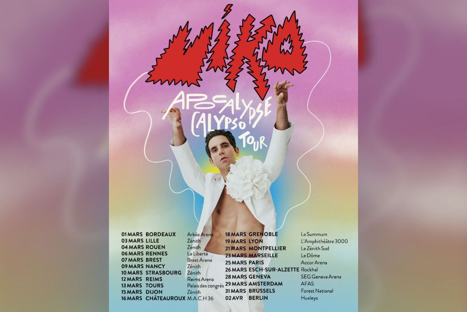 MIKA Apocalypse Calypso TOUR