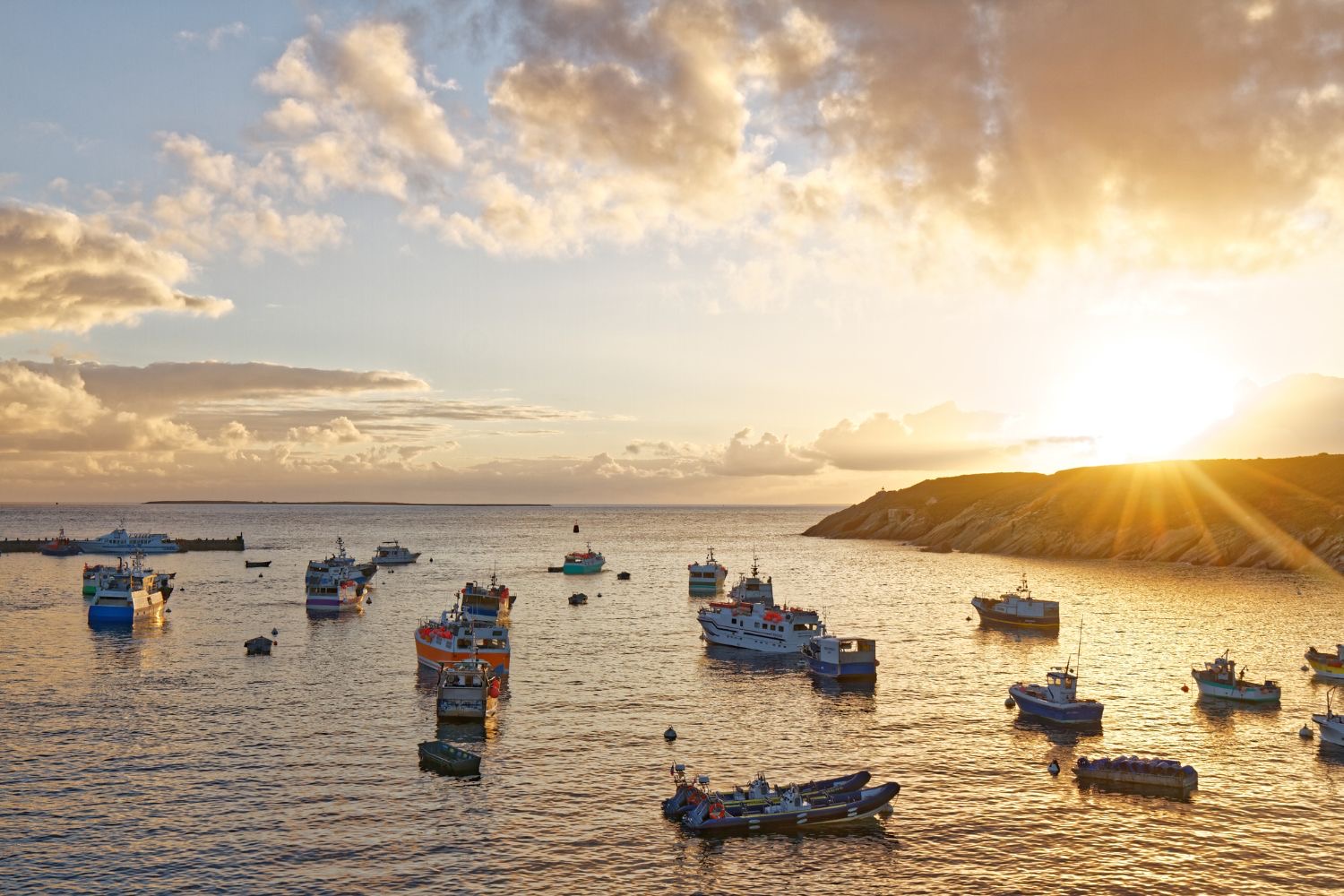 Le Conquet port du Finistère
