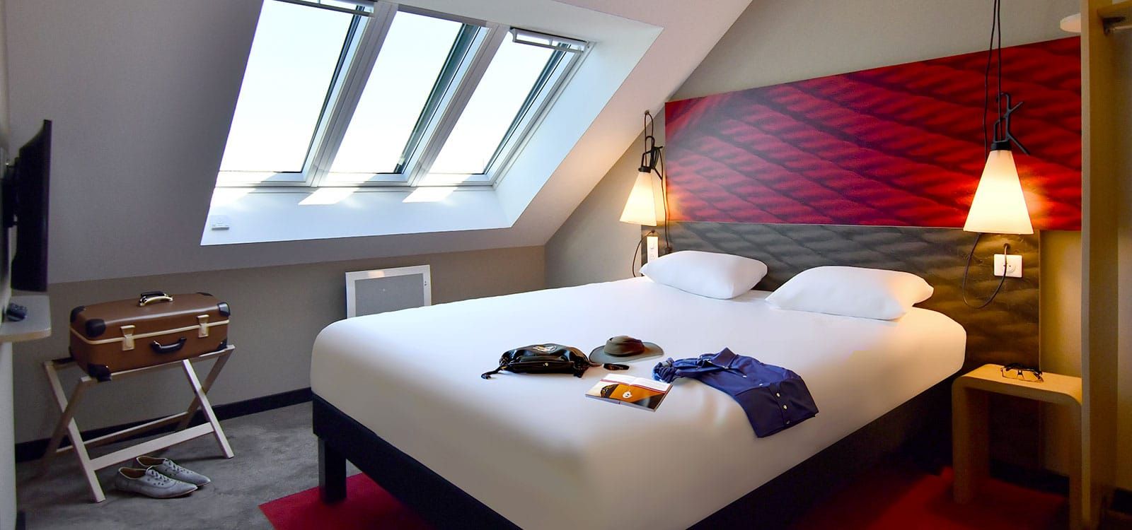 Chambre double hôtel Ibis Brest